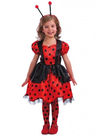 Carnevale: COSTUME COCCINELLA TG.V IN BUSTA